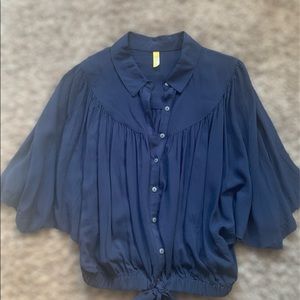 Free People Crop shirt